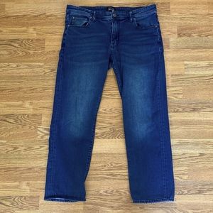 Signature Studio Slim Straight Dark Wash Blue Jeans Sz. 36/30